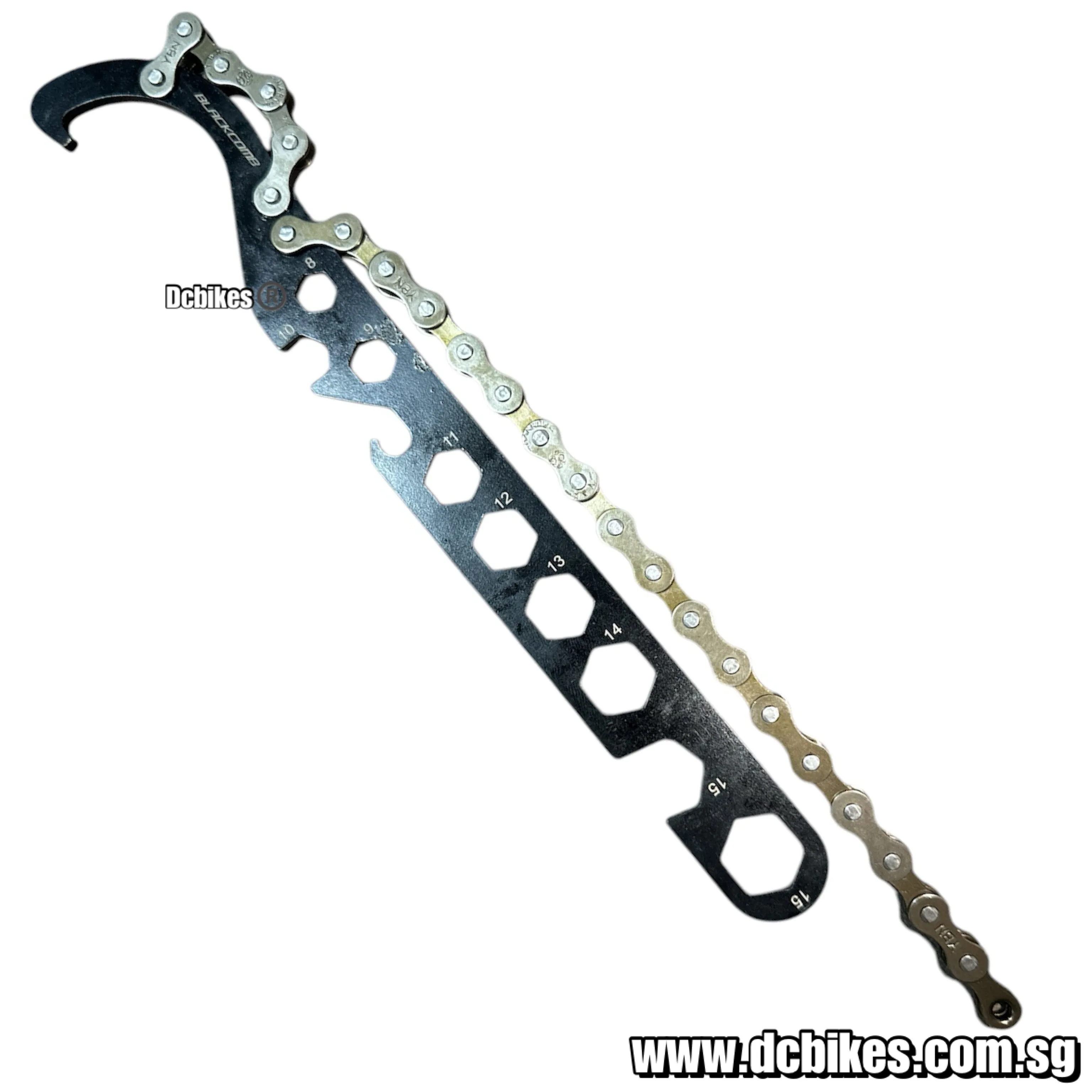 2 in 1 Taiwan Professional Fixed Gear Single Speed Fixie Chain Whip   Hex Tool