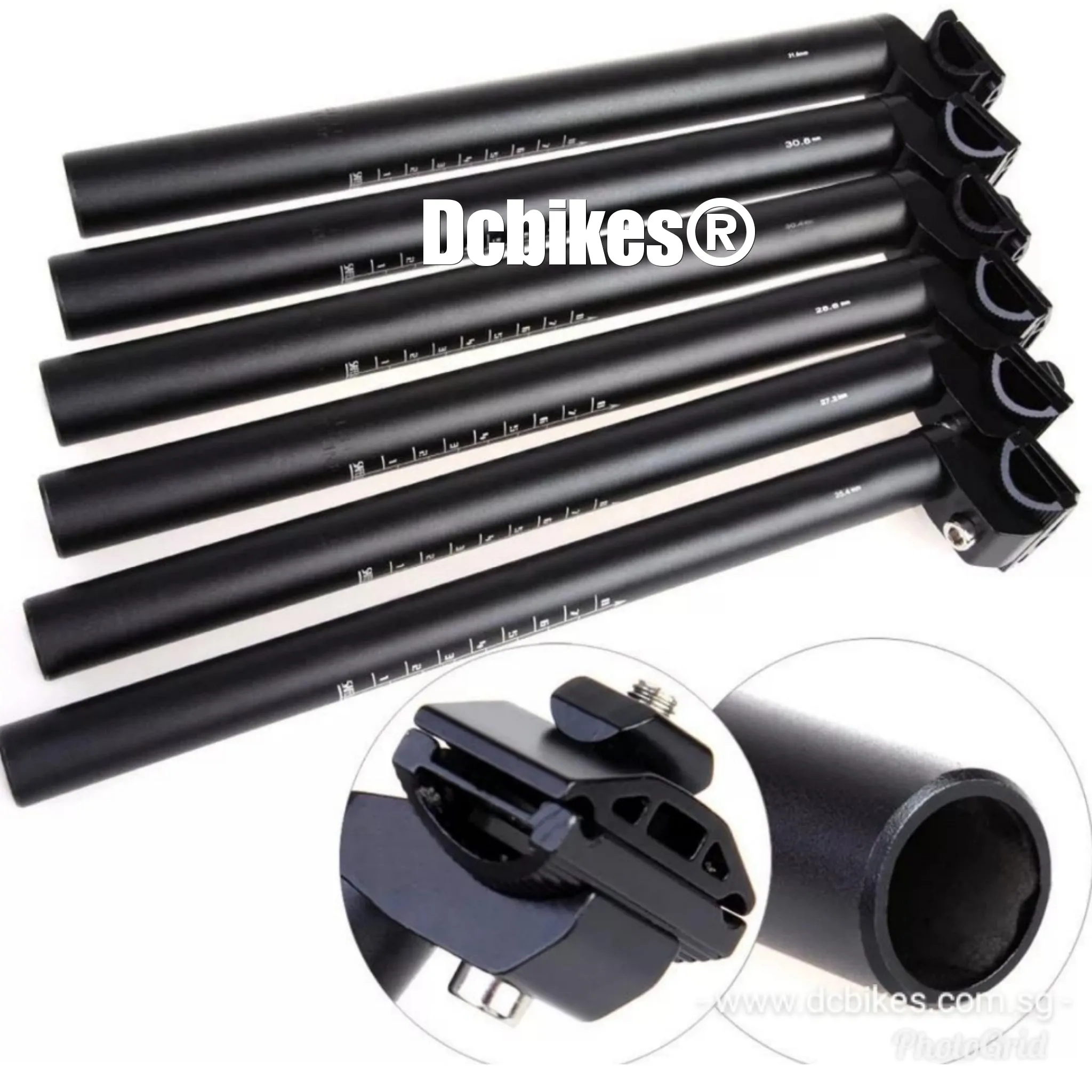 25.4 | 27.2 | 28.6 | 30.8 | 31.6 Aluminium Alloy Bicycle MTB 300mm Seat Post