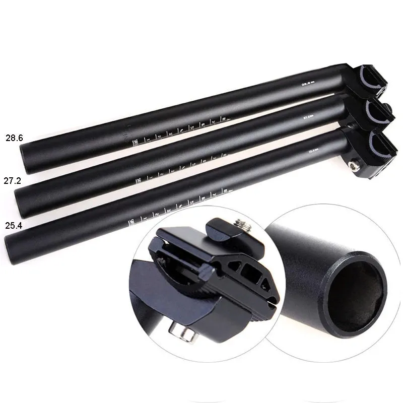 25.4 | 27.2 | 28.6 | 30.8 | 31.6 Aluminium Alloy Bicycle MTB 300mm Seat Post
