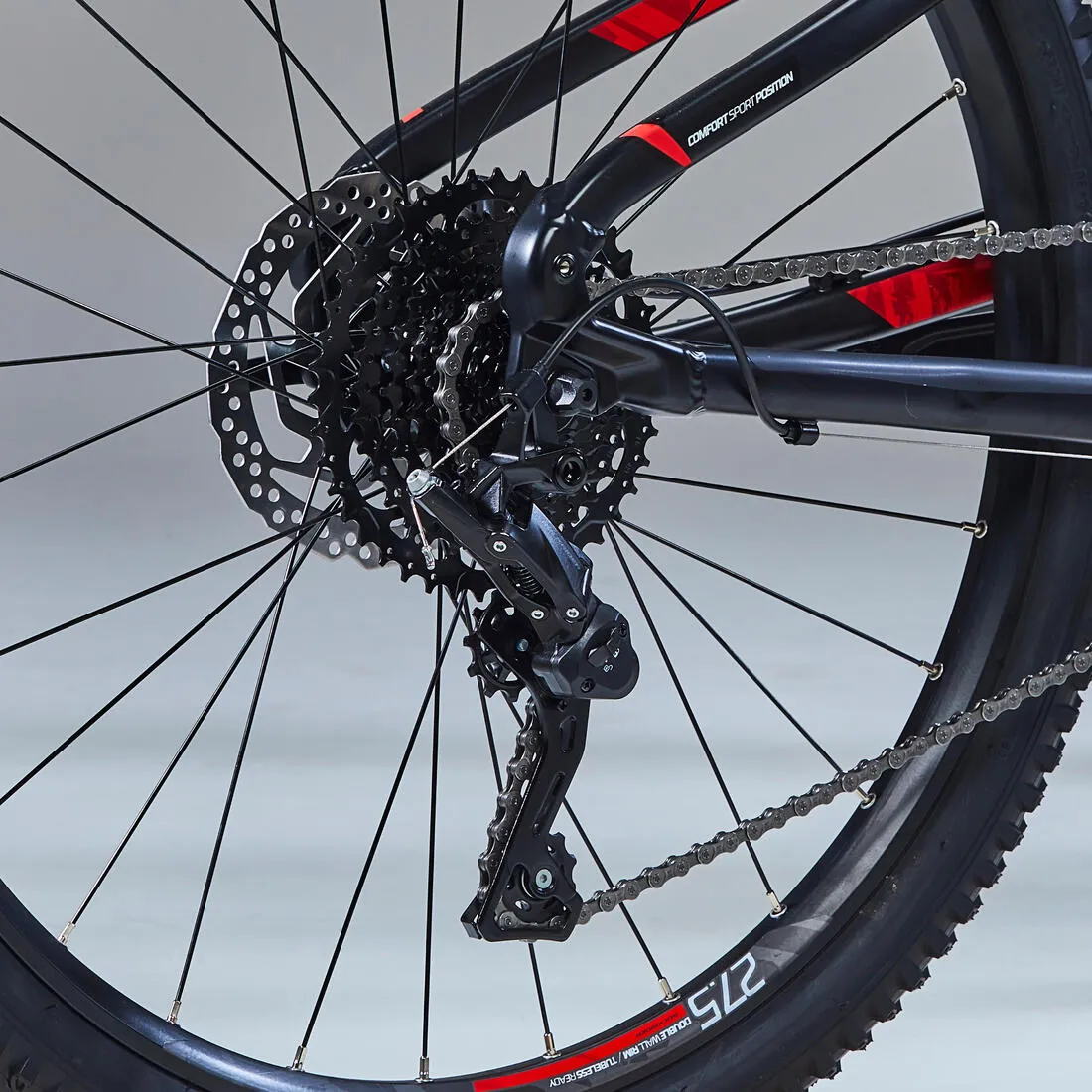 27.5" Mountain Bike ST 530 - Black/Red