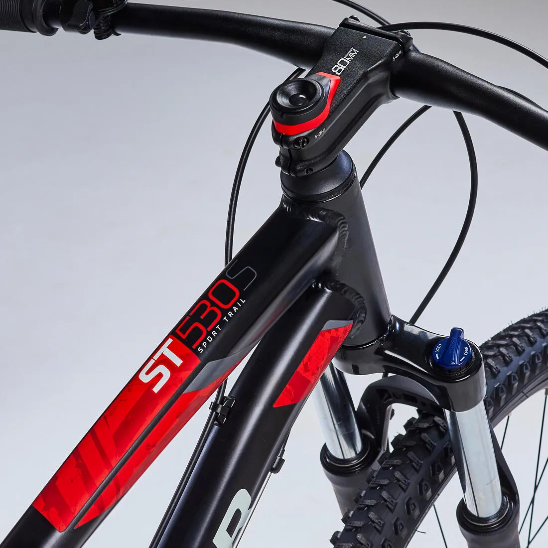 27.5" Mountain Bike ST 530 - Black/Red