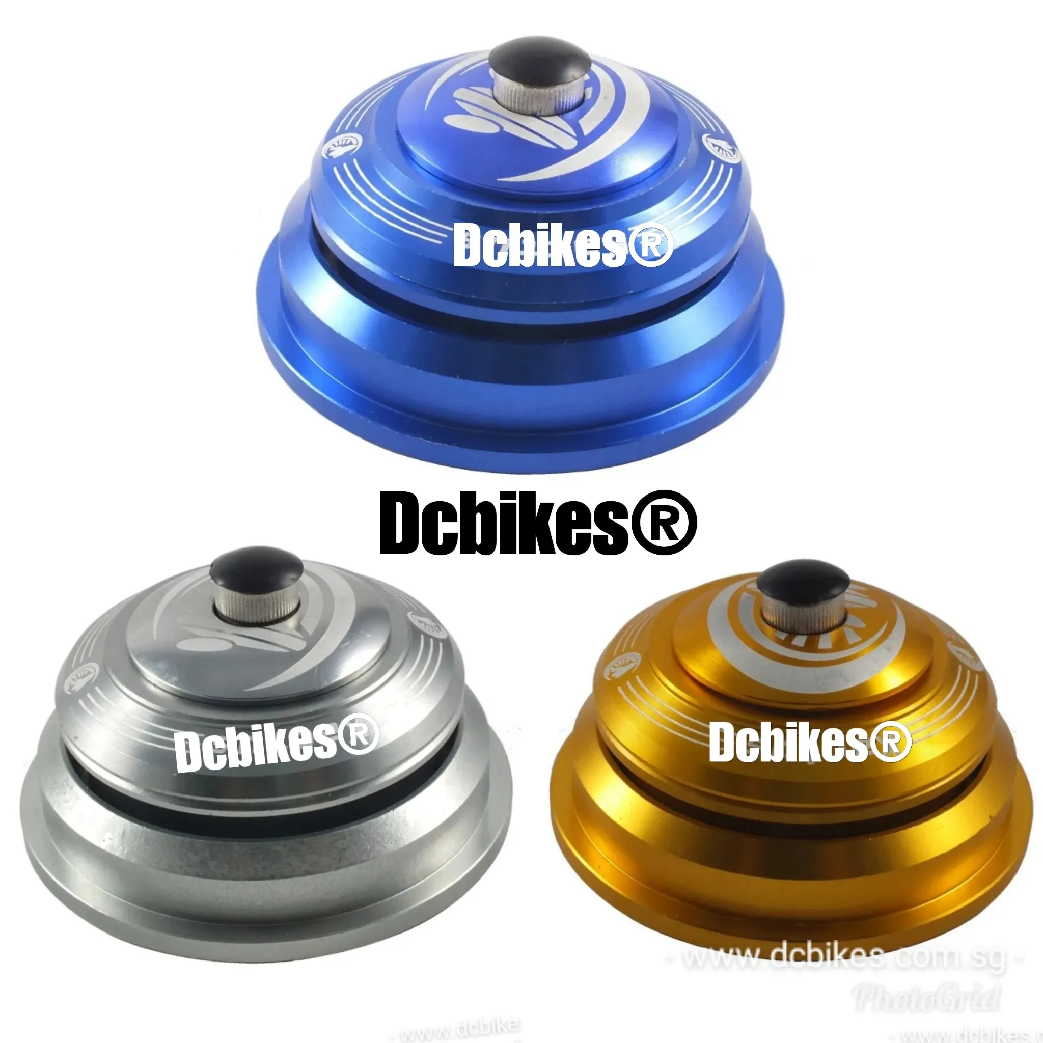 44mm-56mm Tapered Headset   2 Sealed Bearings CNC Aluminum For 1.5'' Tapered Fork