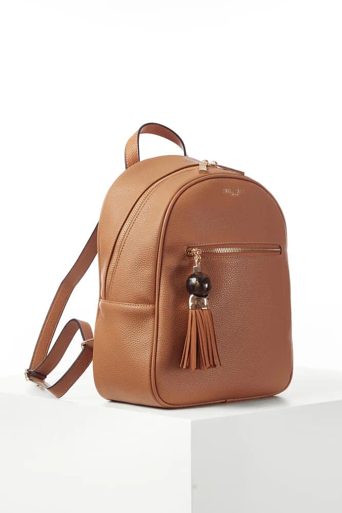 Abigail Camel Casual Backpack