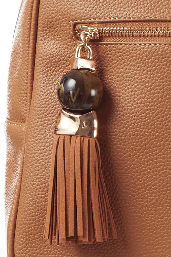 Abigail Camel Casual Backpack