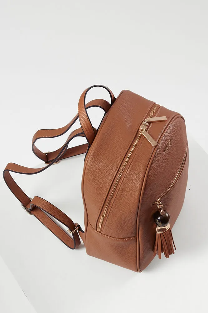 Abigail Camel Casual Backpack
