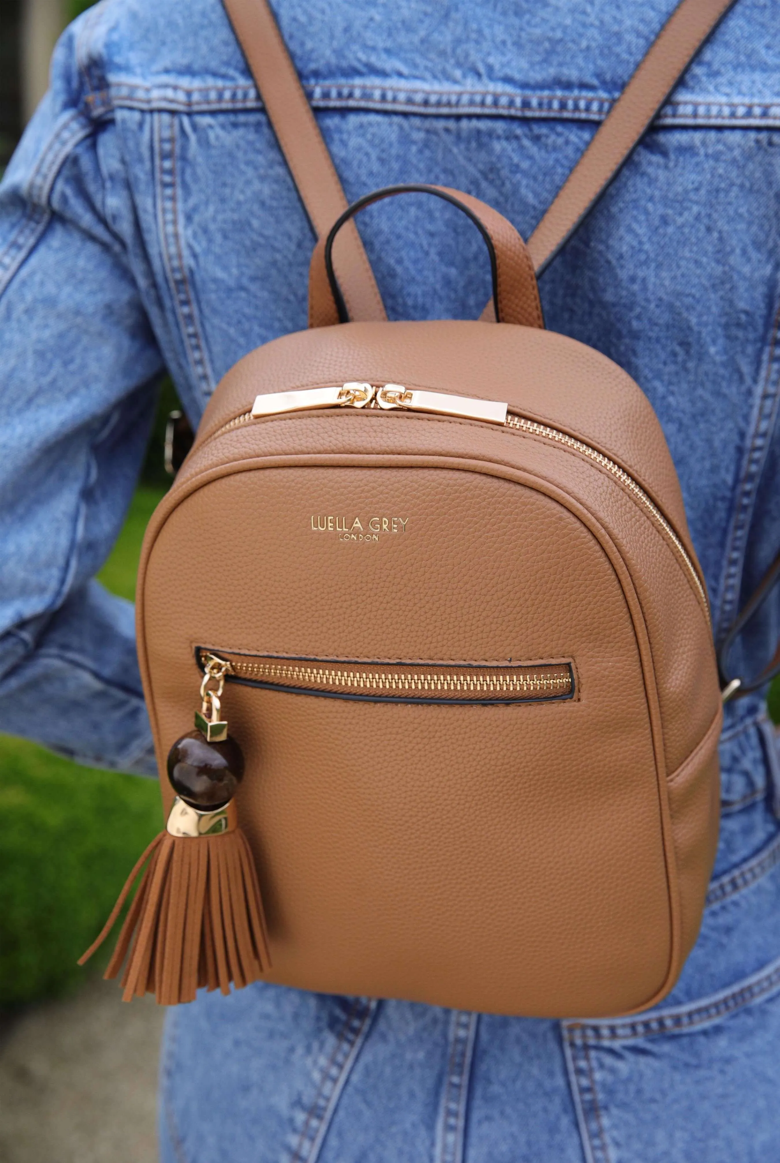 Abigail Camel Casual Backpack