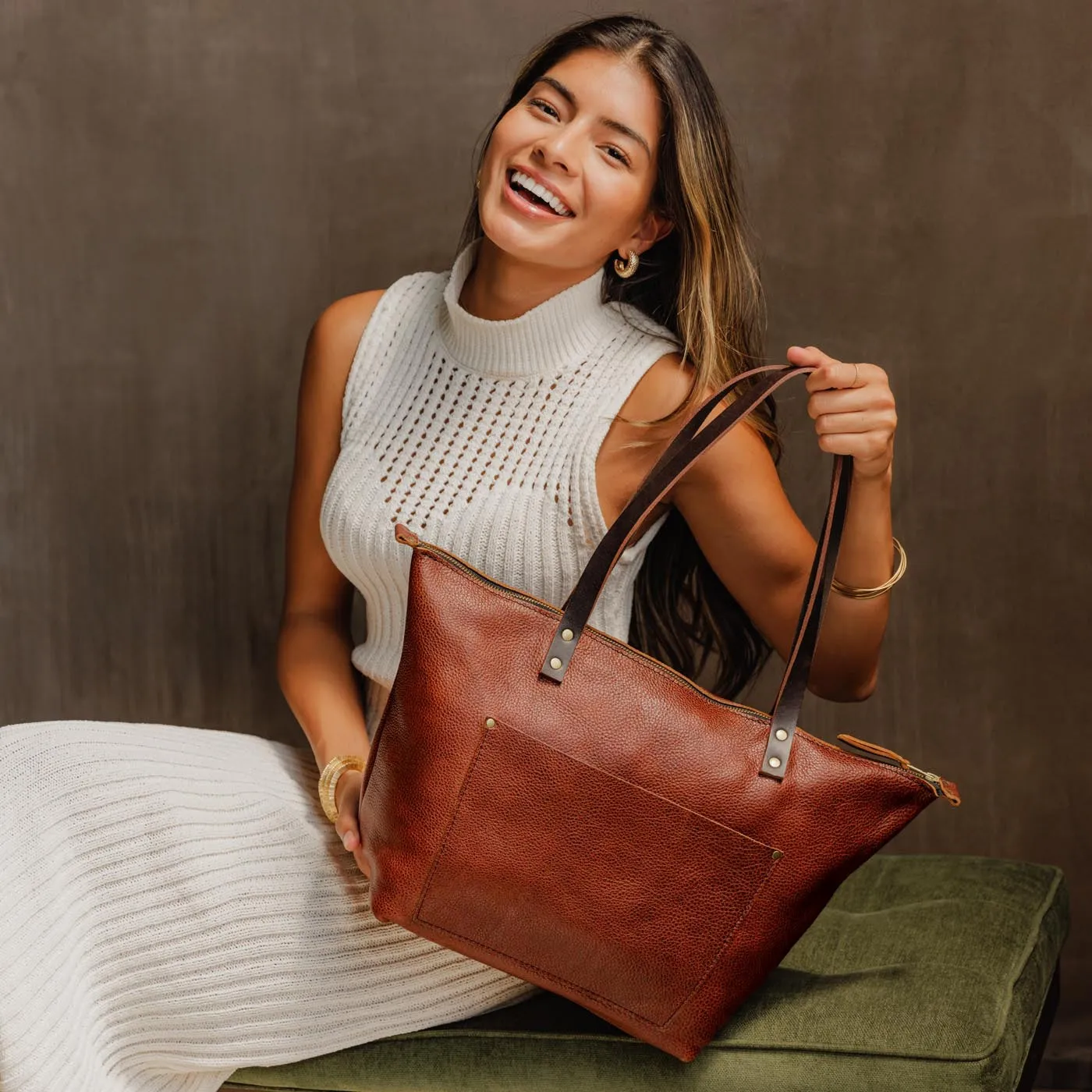 'Almost Perfect' Leather Tote Bag