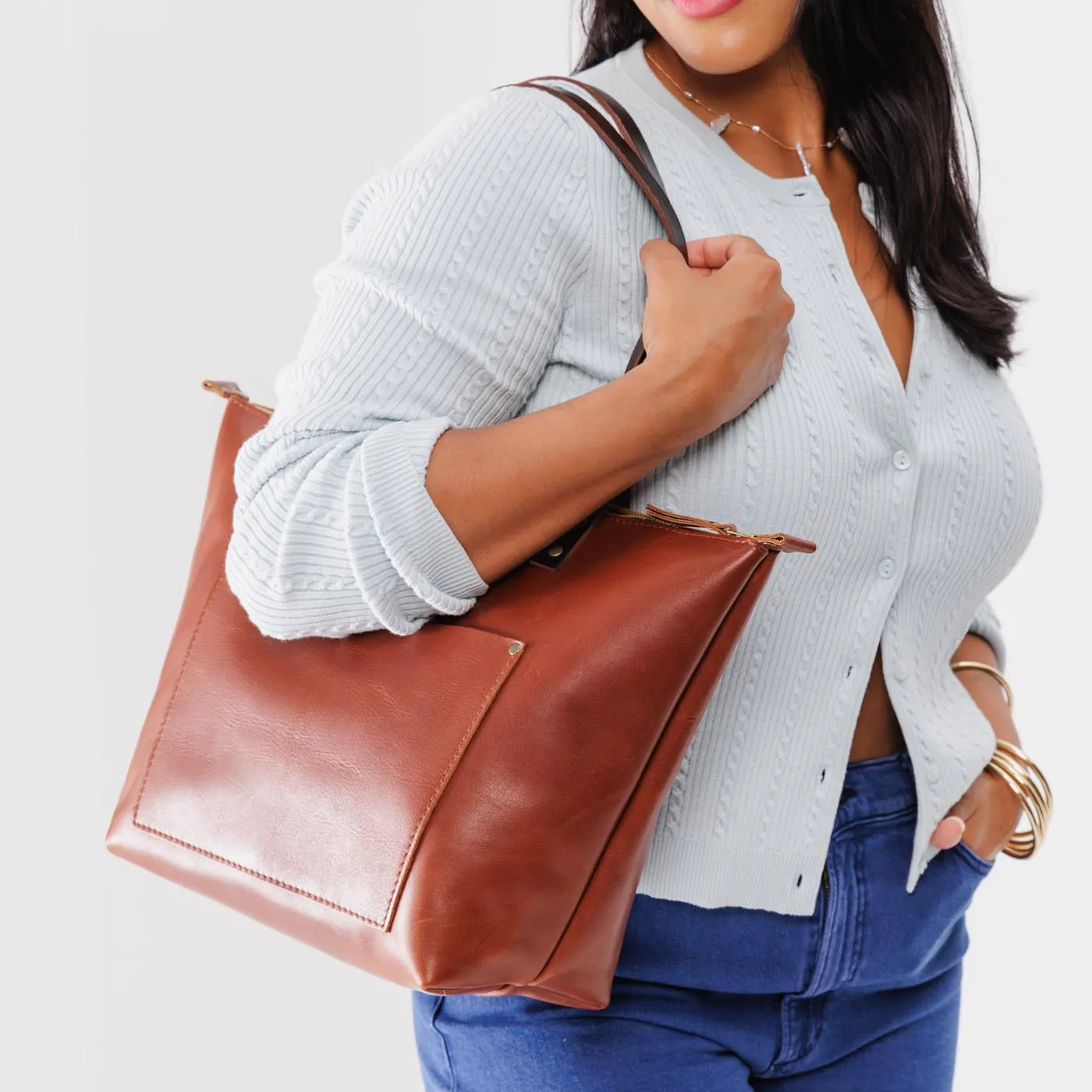 'Almost Perfect' Leather Tote Bag