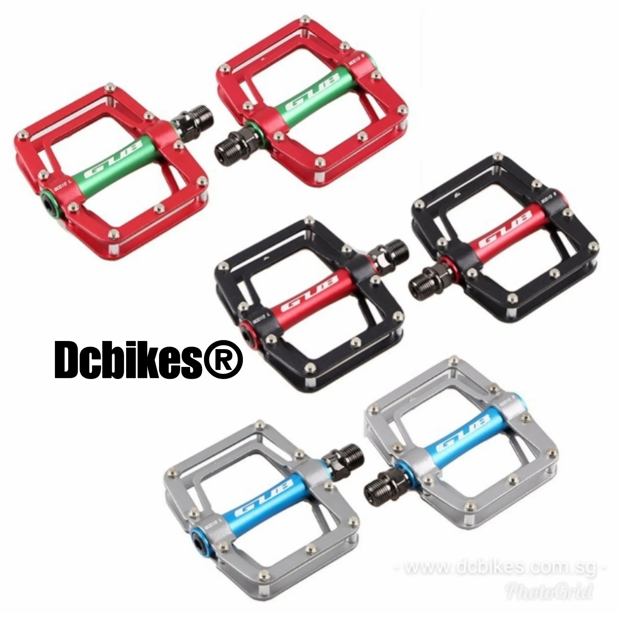 Aluminium Flat Platform Axle 9/16" Bicycle Pedals
