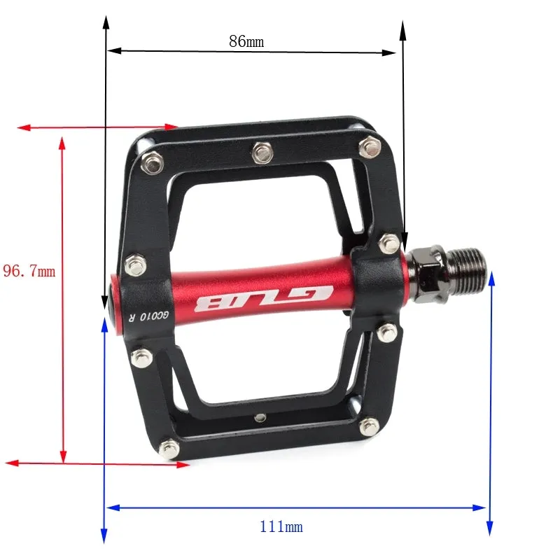 Aluminium Flat Platform Axle 9/16" Bicycle Pedals