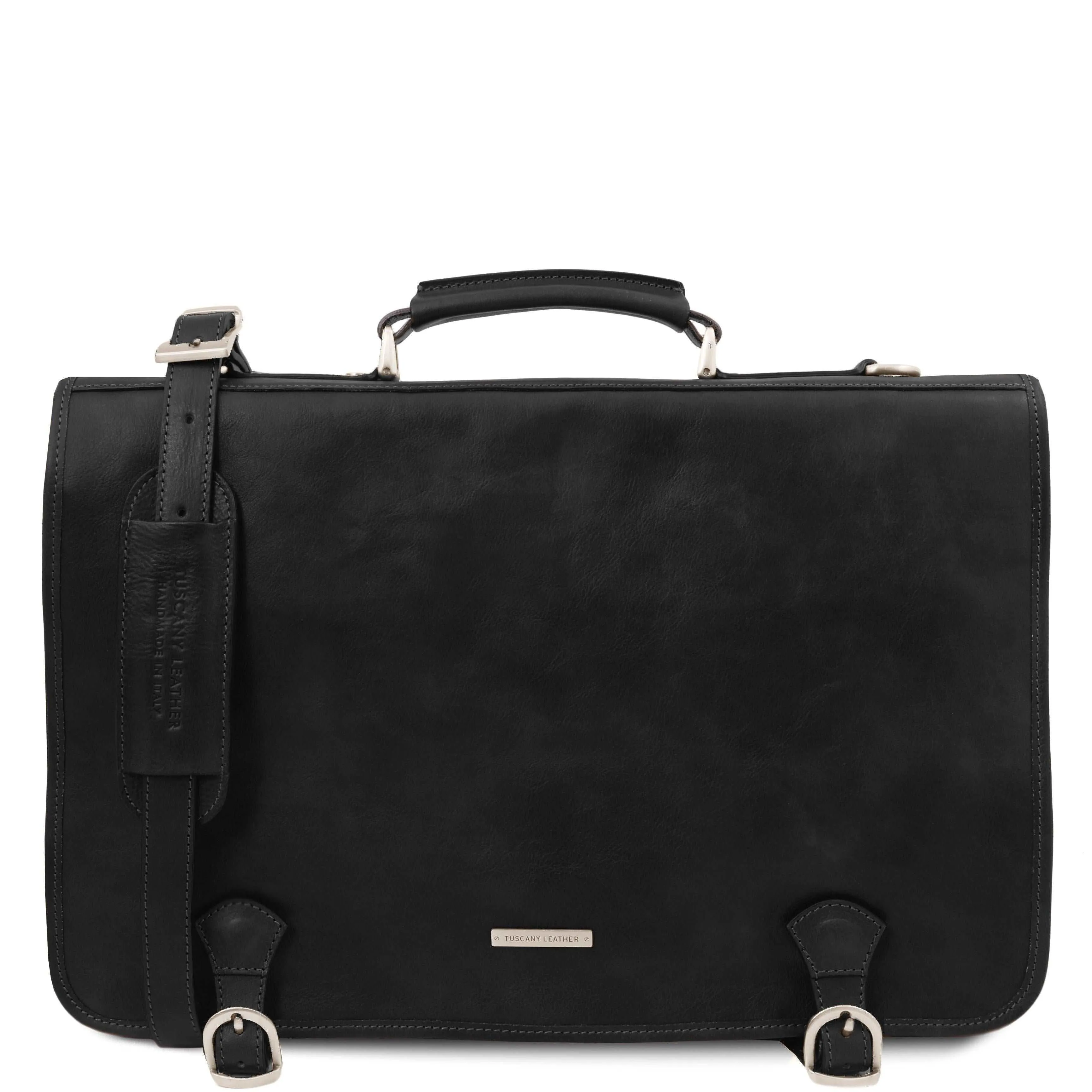 Ancona - Leather messenger bag | TL142073