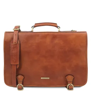 Ancona - Leather messenger bag | TL142073