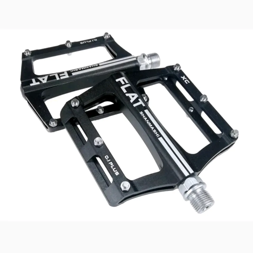 Anodized Lightweight Aluminum Bicycle Flat Pedals