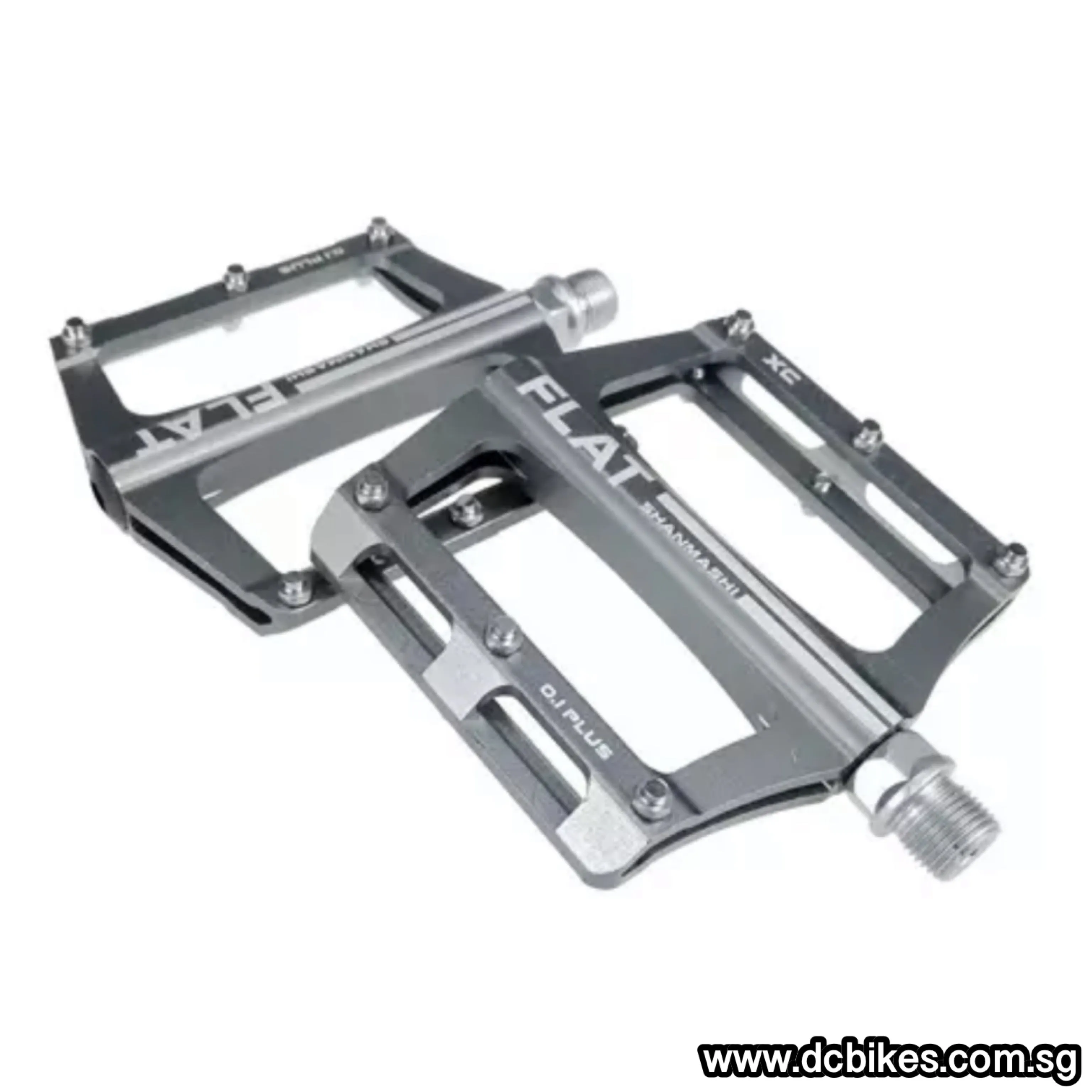 Anodized Lightweight Aluminum Bicycle Flat Pedals