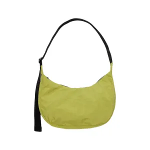 Baggu Medium Nylon Crescent Bag, Lemongrass