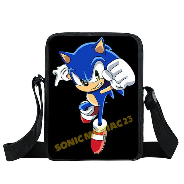 bags shoulder crossbody Quick shipping International shipping bag kids gift small boys children messenger school girls bags bookbag mini bag cartoon sonic