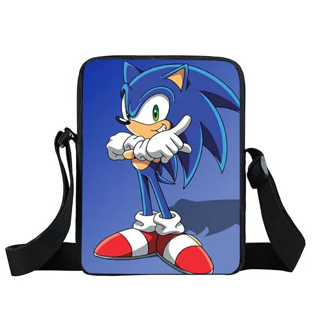 bags shoulder crossbody Quick shipping International shipping bag kids gift small boys children messenger school girls bags bookbag mini bag cartoon sonic