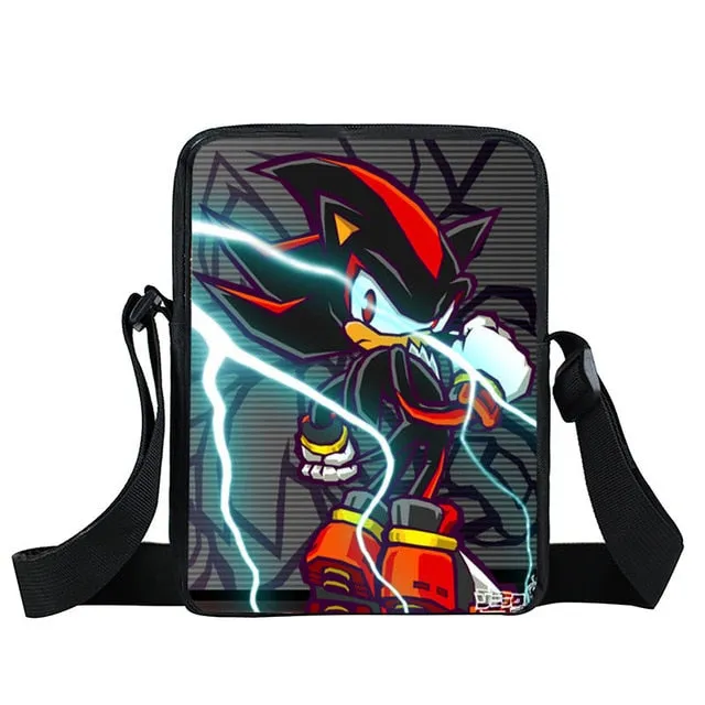 bags shoulder crossbody Quick shipping International shipping bag kids gift small boys children messenger school girls bags bookbag mini bag cartoon sonic