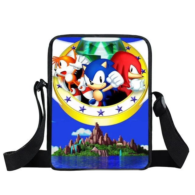 bags shoulder crossbody Quick shipping International shipping bag kids gift small boys children messenger school girls bags bookbag mini bag cartoon sonic