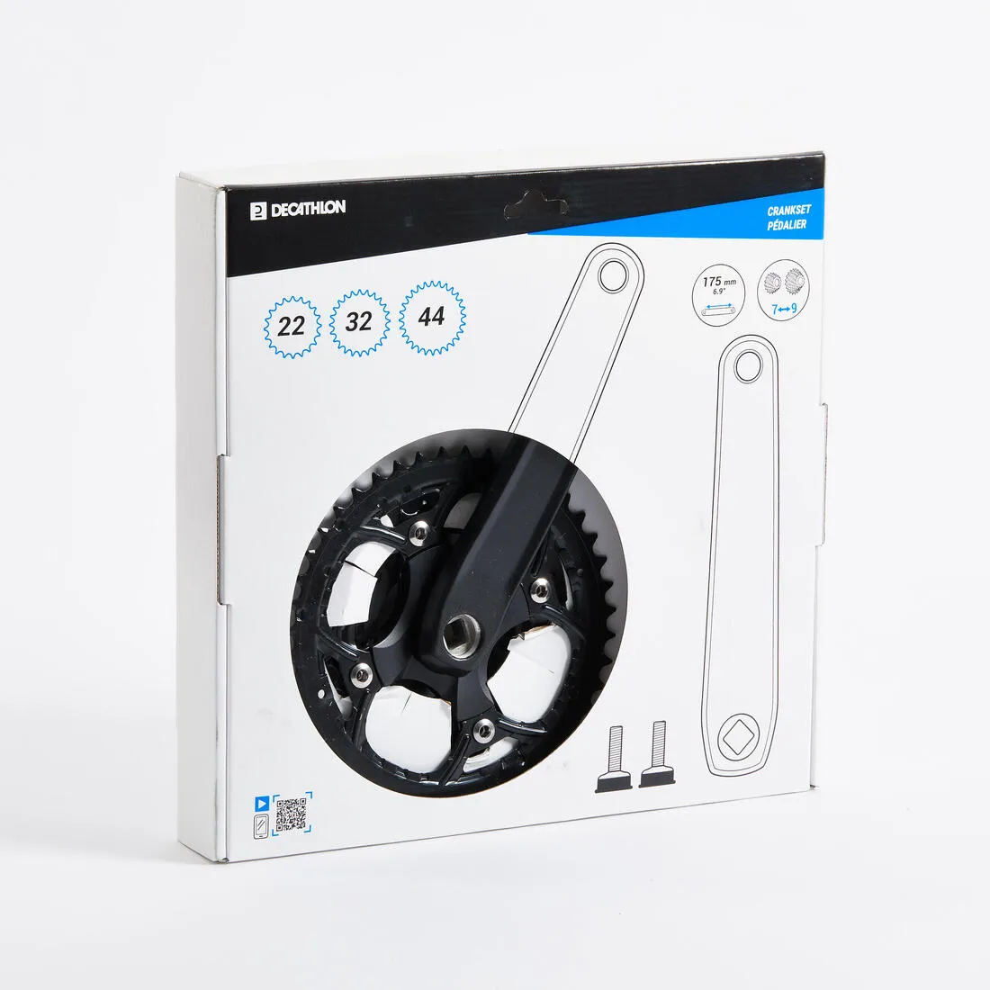 Bike Triple Bottom Bracket - 7, 8, and 9 Speeds