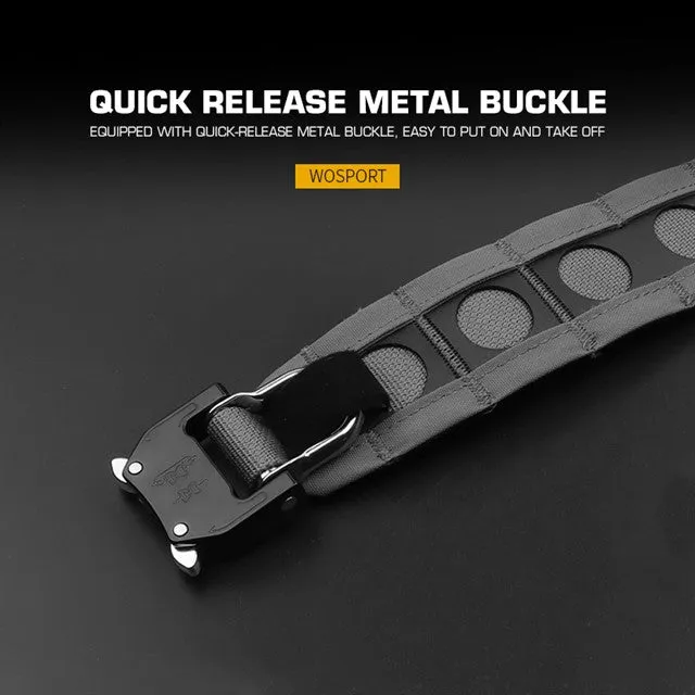 BISON Lightweight Molle Belt - Grey