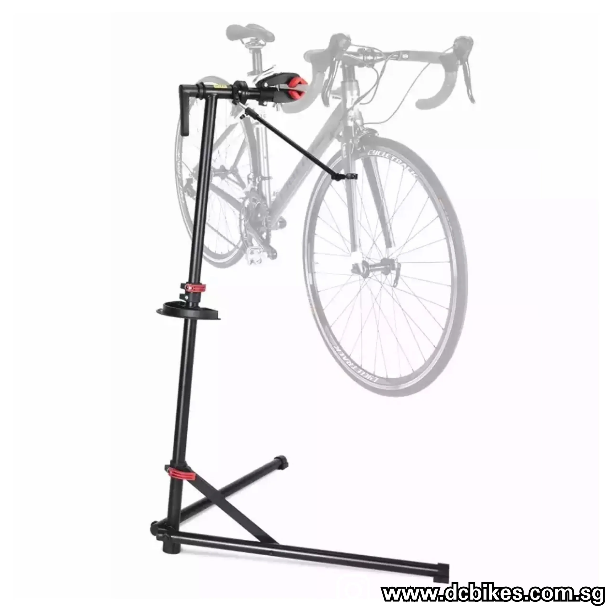 Black Professional Folding MTB Bicycle Repair Bike Rack Stand   Tools Tray