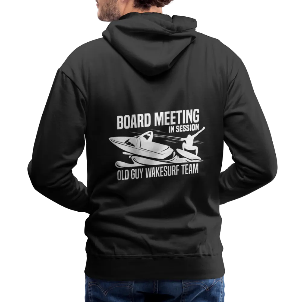 Board Meeting in Session - Old Guy Wakesurf Team Men’s Premium Hoodie