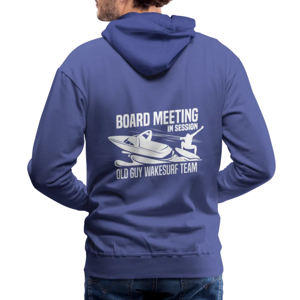 Board Meeting in Session - Old Guy Wakesurf Team Men’s Premium Hoodie