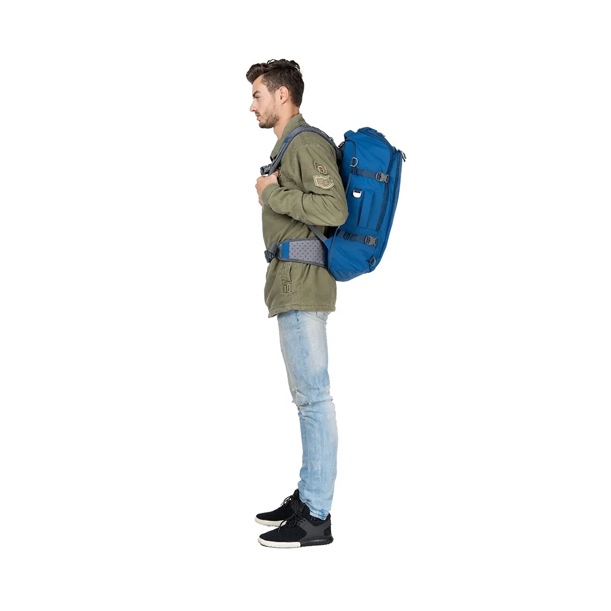 CabinZero ADV Pro 42L - Adventure Cabin Backpack (Atlantic Blue)