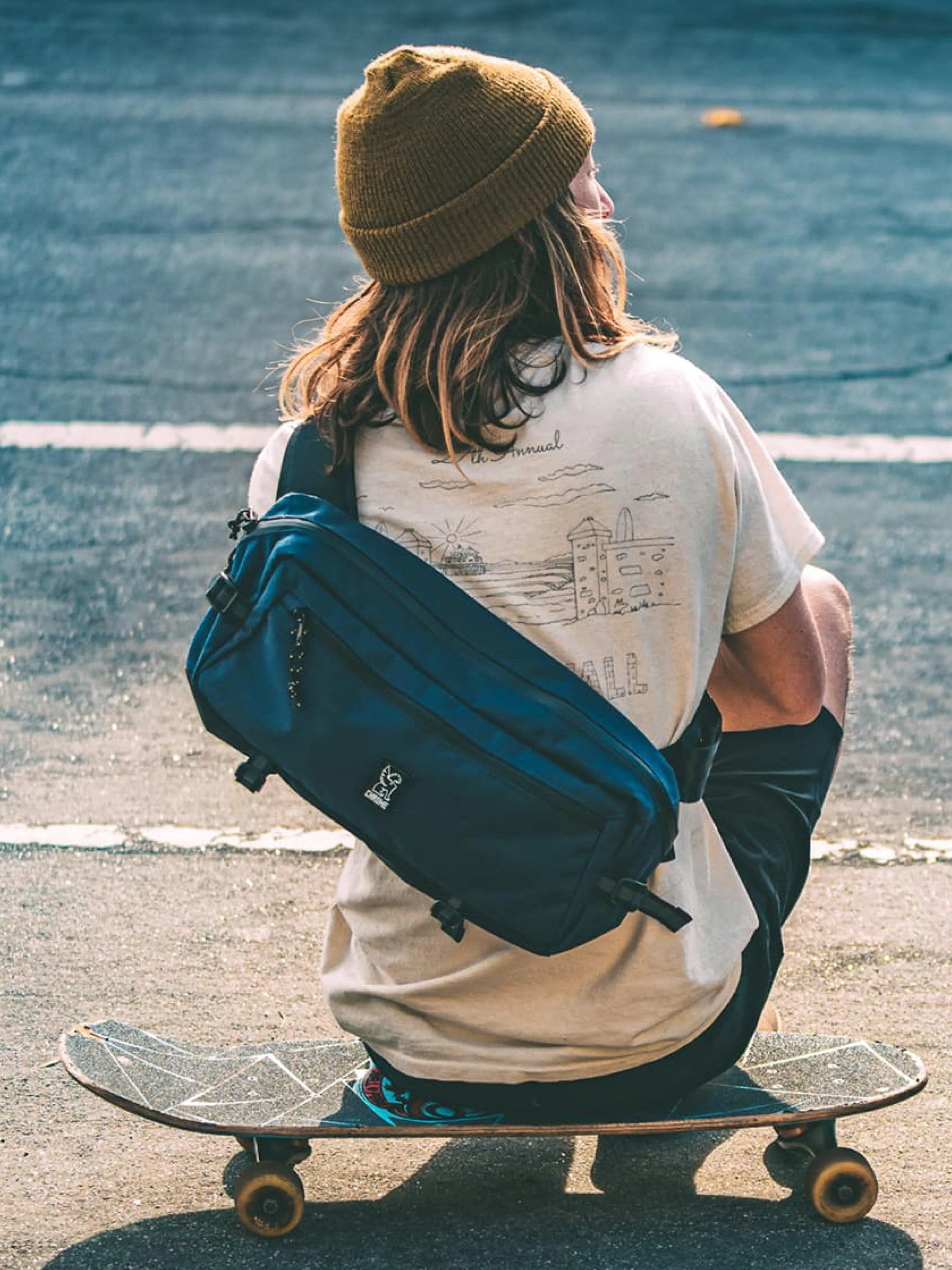 Chrome Industries Kadet Nylon Sling Bag Olive Overdye