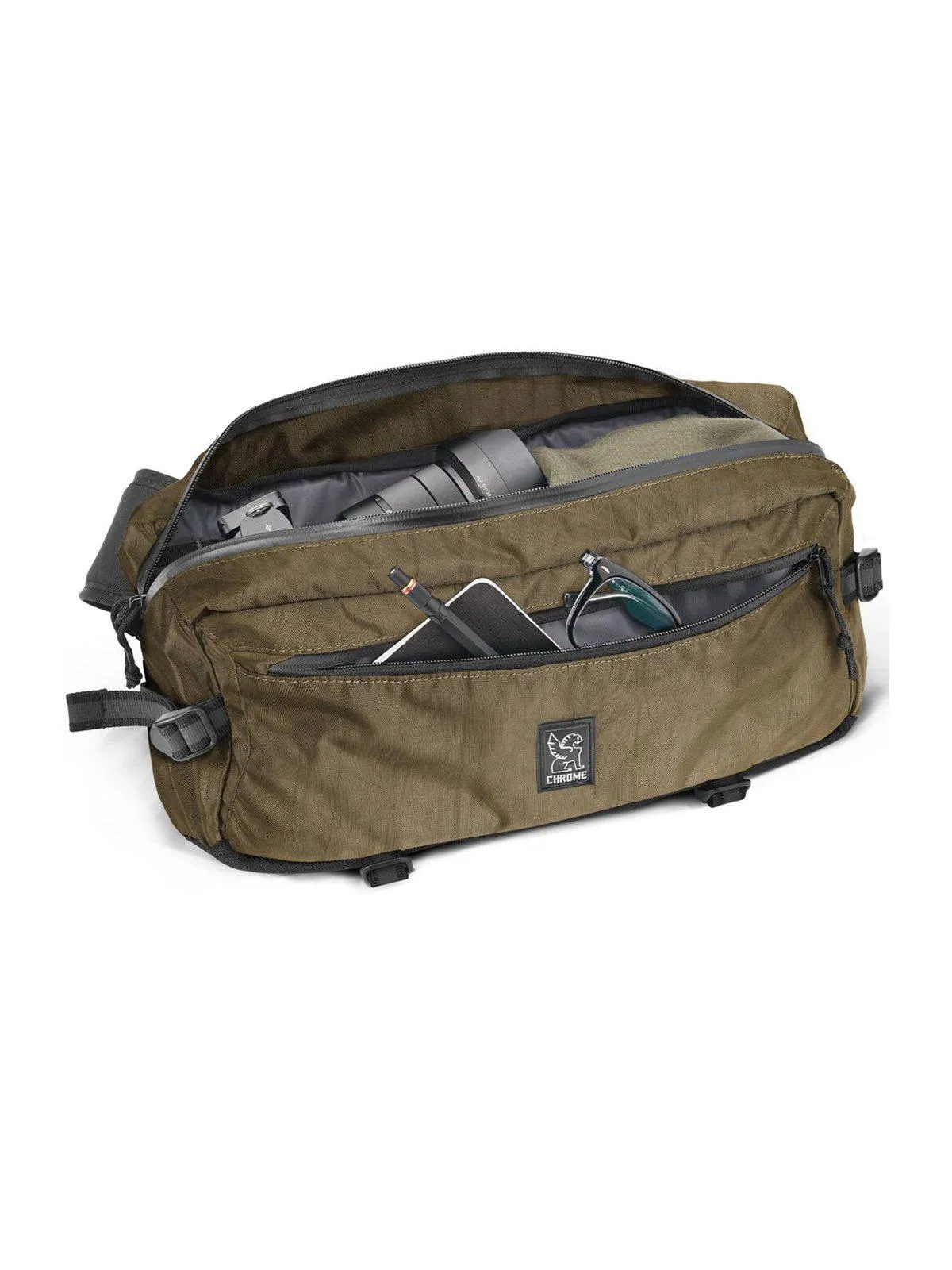 Chrome Industries Kadet Nylon Sling Bag Olive Overdye