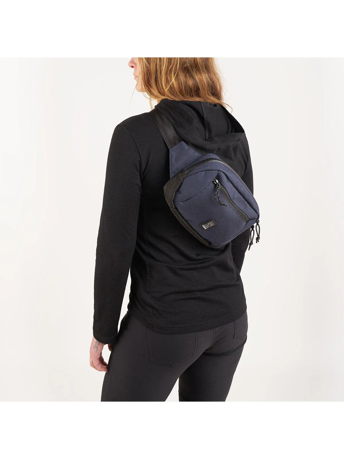 Chrome Industries Ziptop Waistpack Leather Black