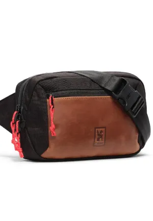 Chrome Industries Ziptop Waistpack Leather Black