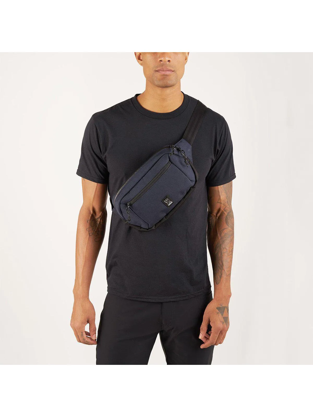 Chrome Industries Ziptop Waistpack Leather Black