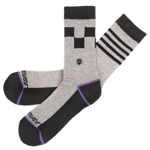 Clash Performance Crew Sock - Heather Gray