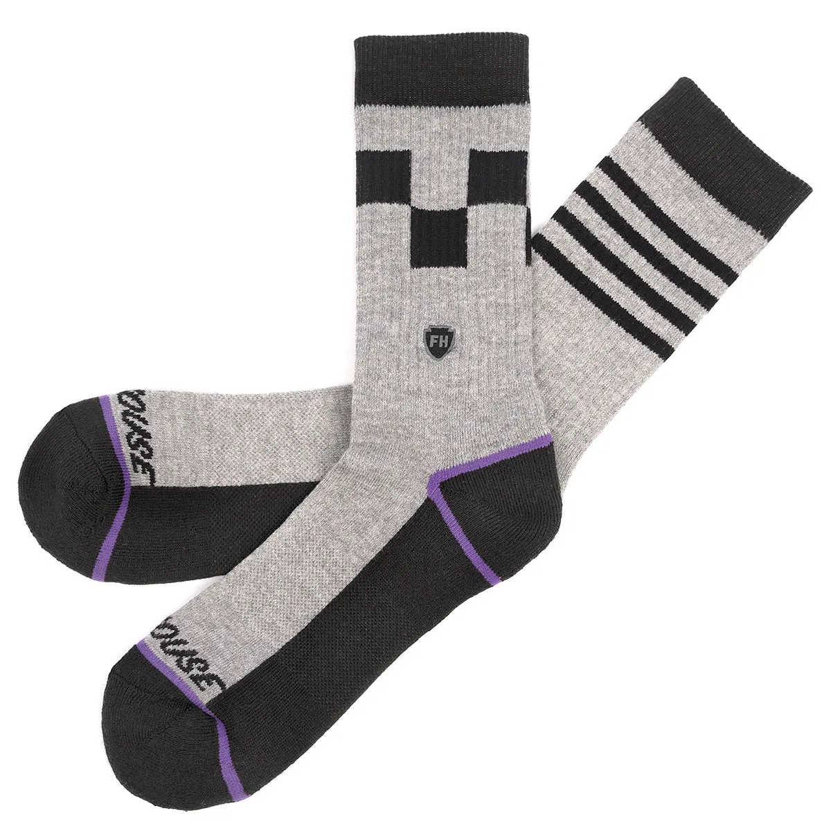 Clash Performance Crew Sock - Heather Gray