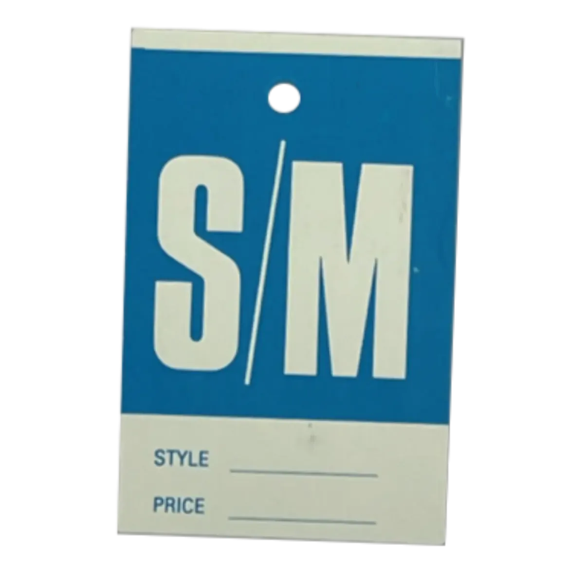 Colour-Coded Style, Price and Garment Size Labels - S/M M/L