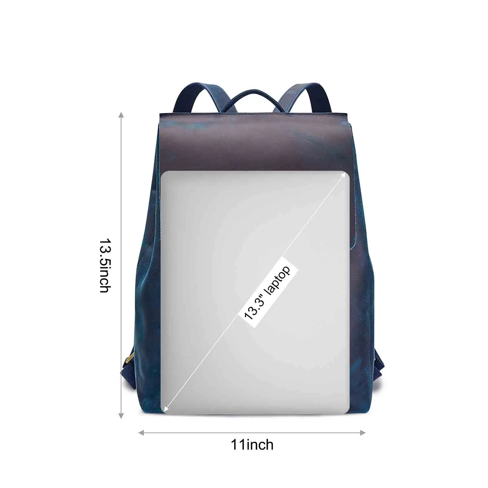 Crazy Horse Leather Backpack
