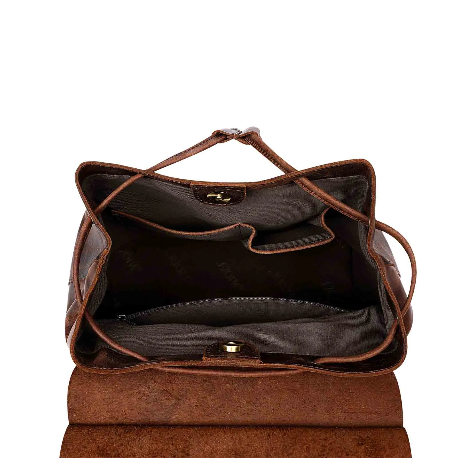 Crazy Horse Leather Backpack