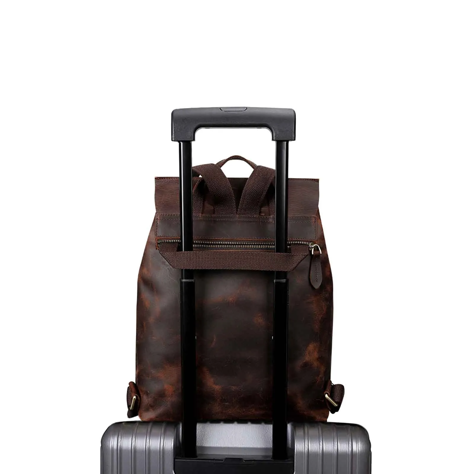 Crazy Horse Leather Backpack
