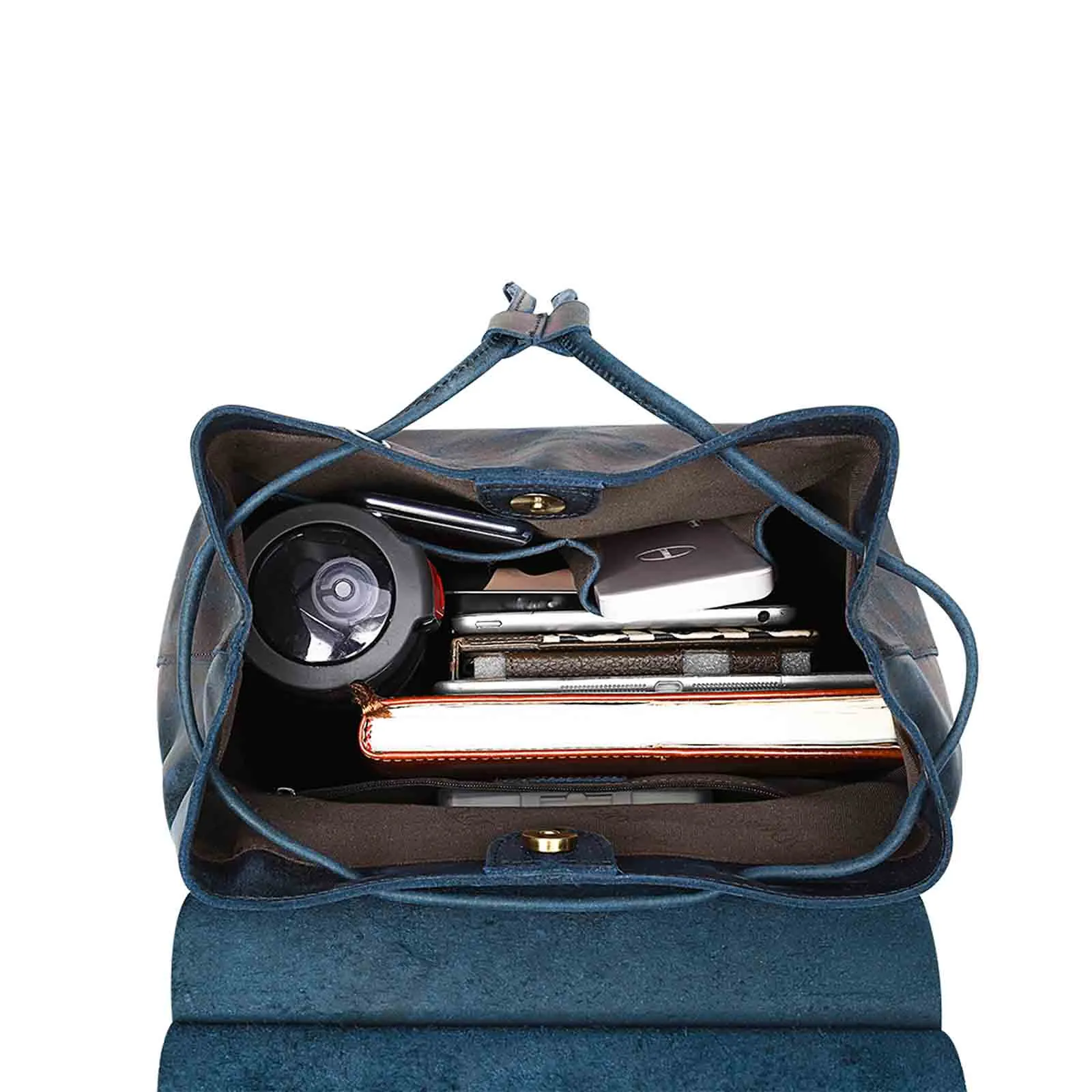 Crazy Horse Leather Backpack