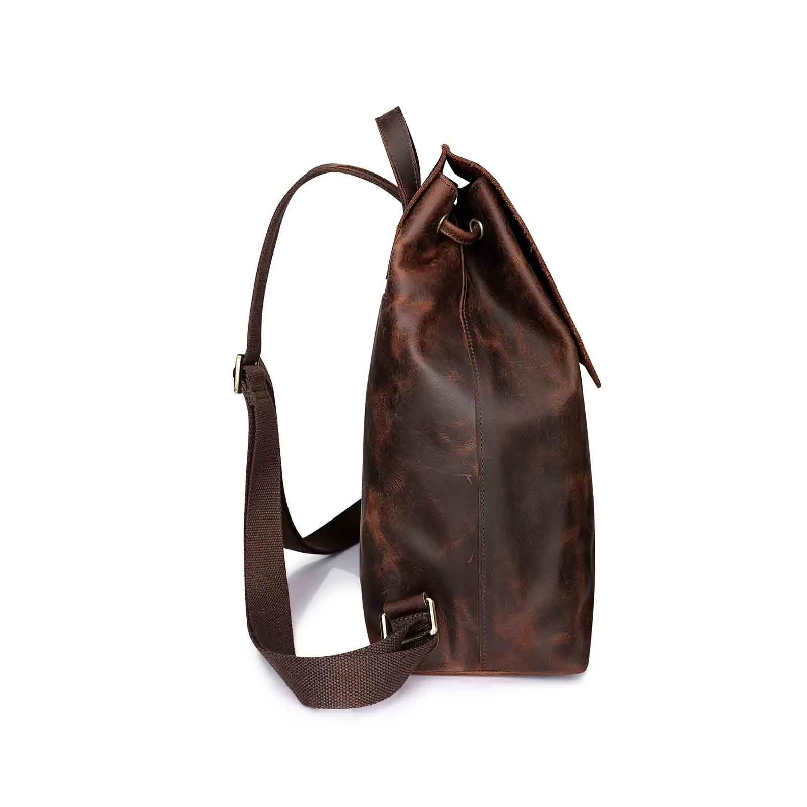 Crazy Horse Leather Backpack