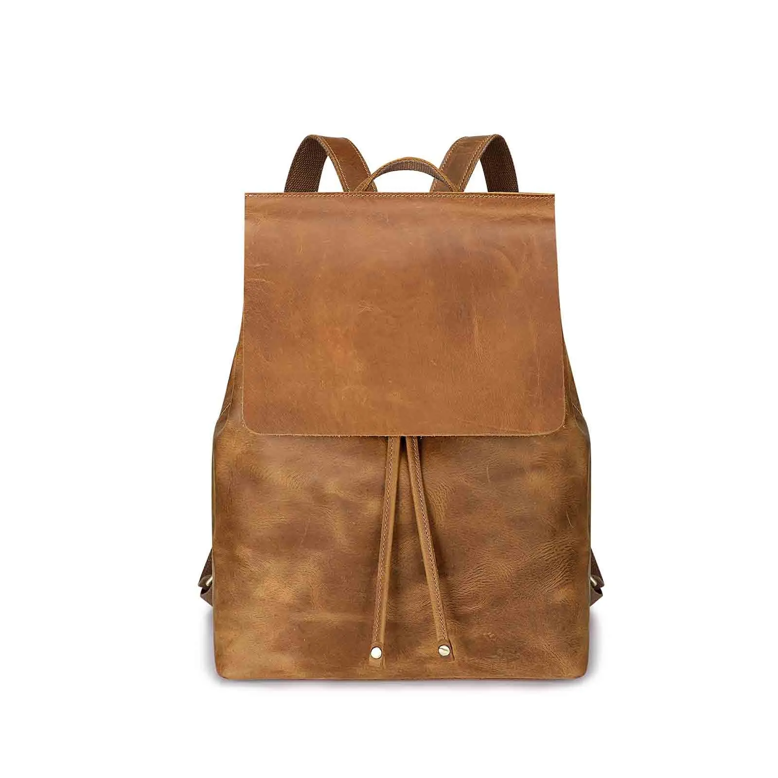 Crazy Horse Leather Backpack