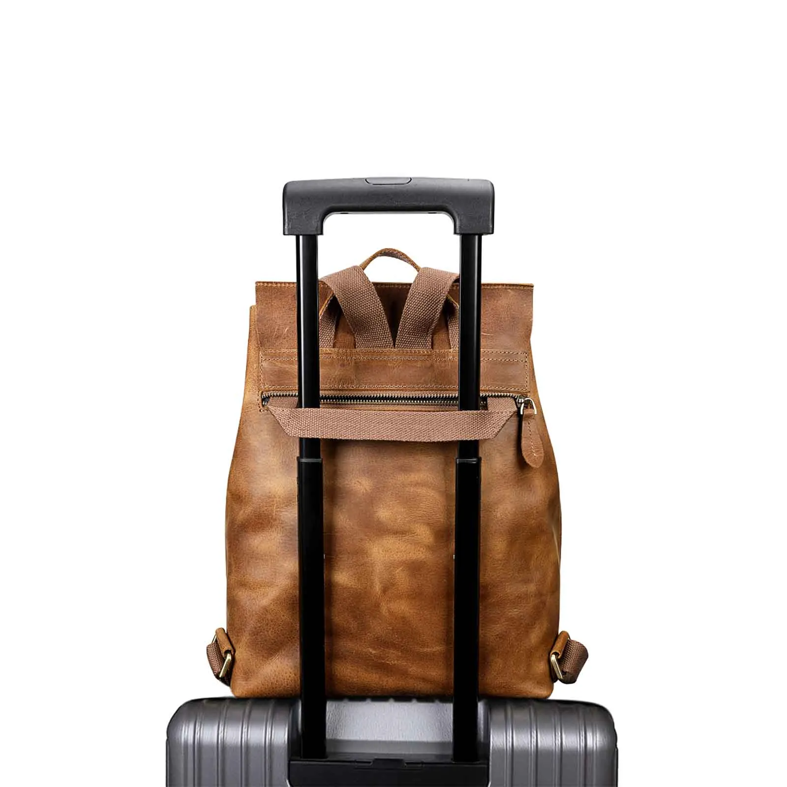 Crazy Horse Leather Backpack