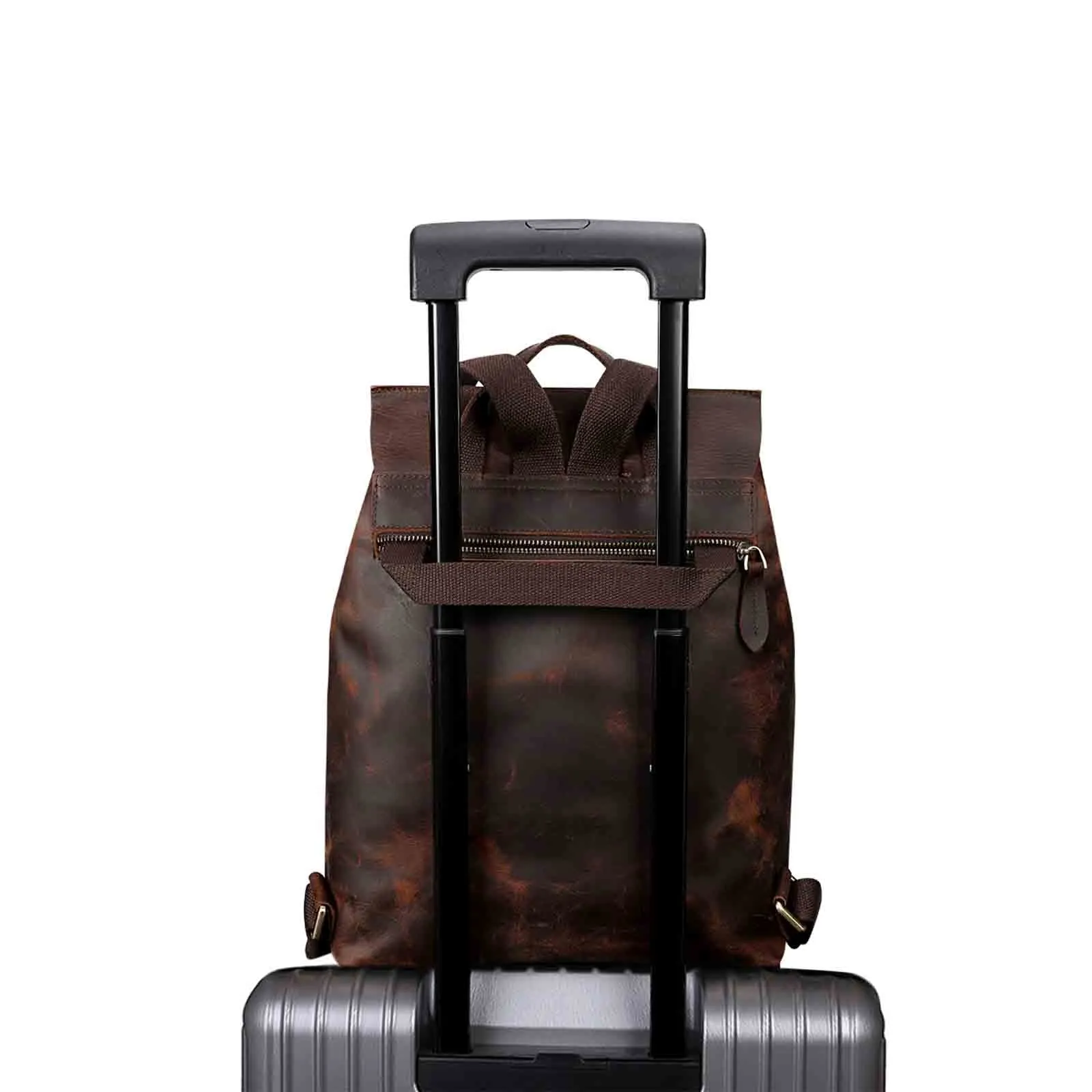 Crazy Horse Leather Backpack