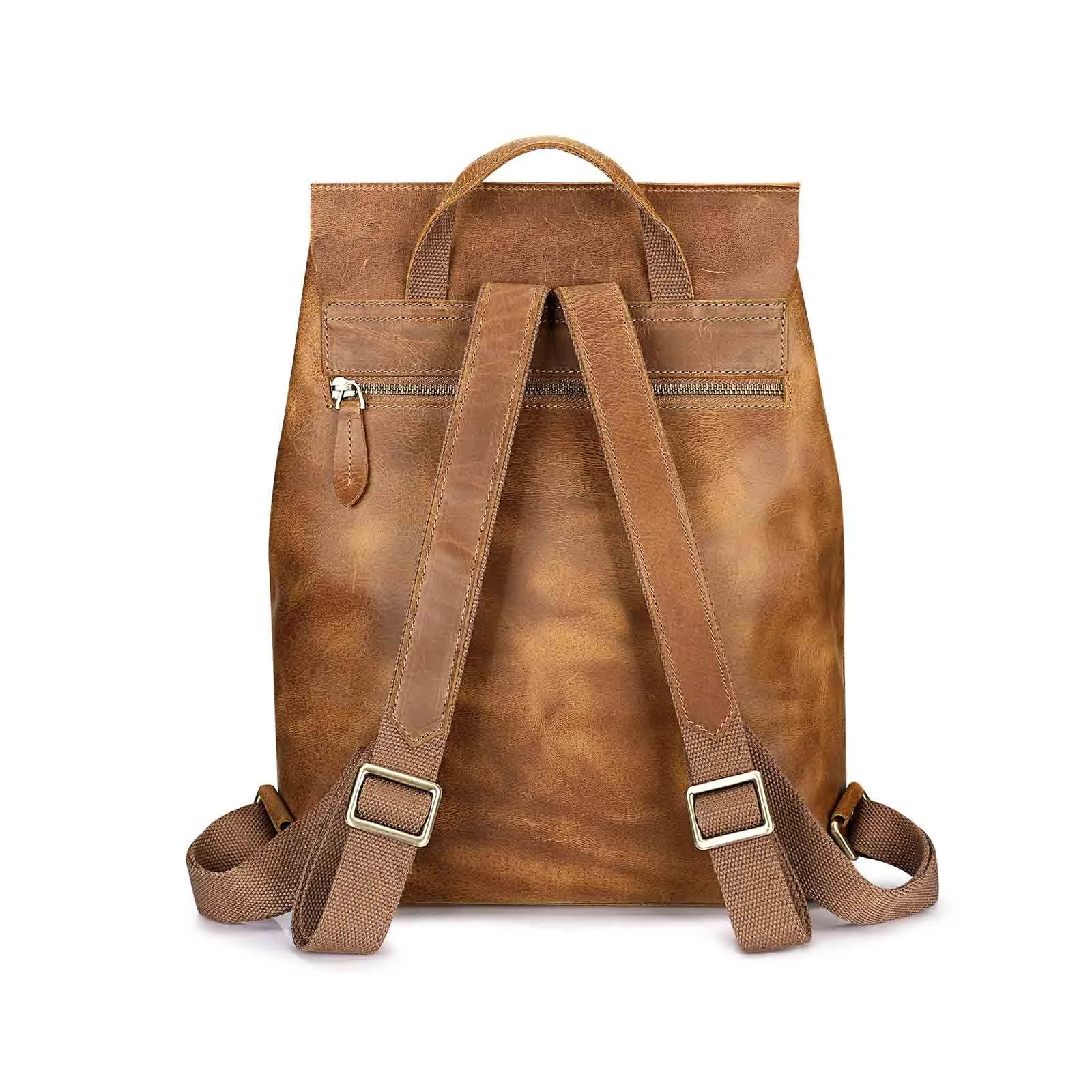 Crazy Horse Leather Backpack