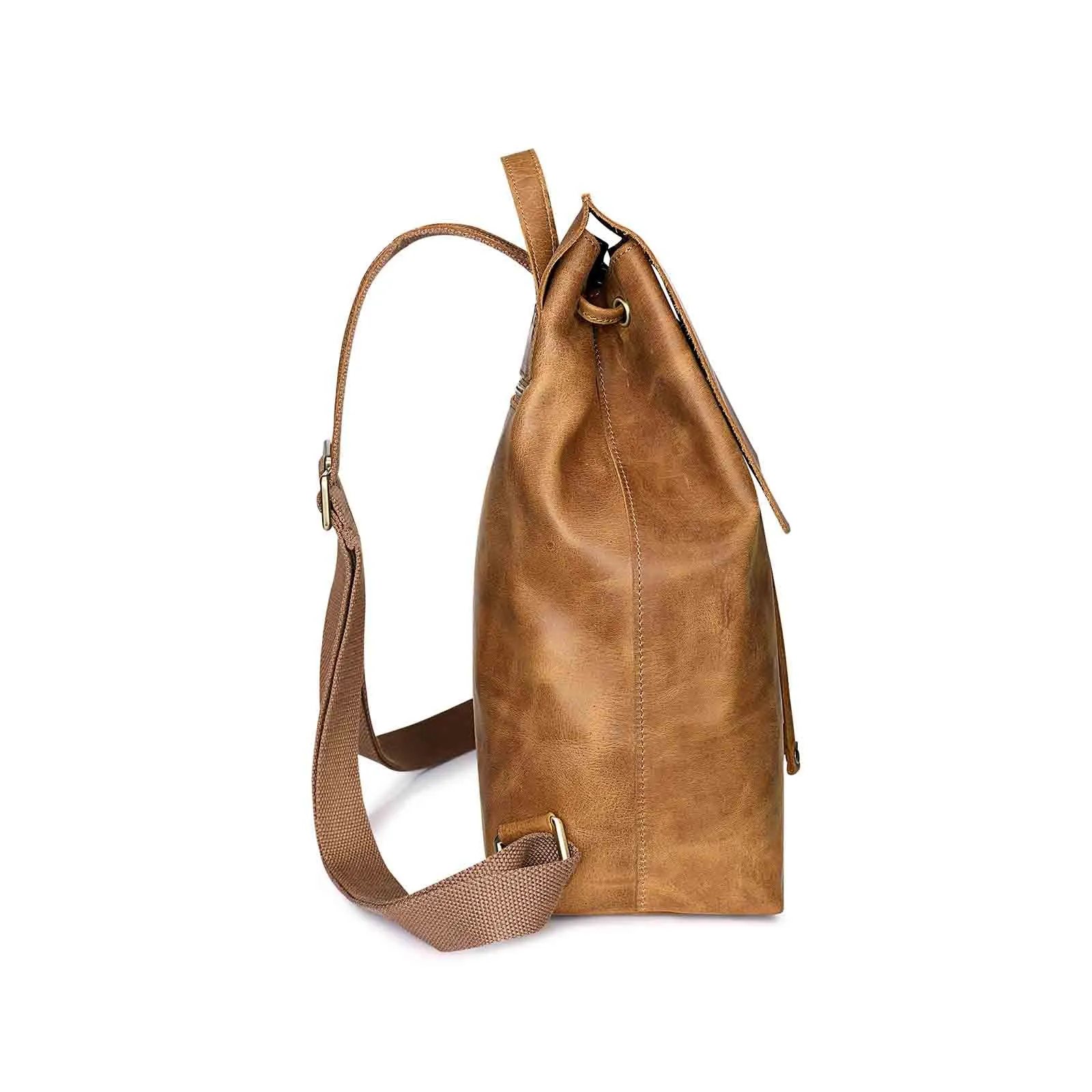 Crazy Horse Leather Backpack