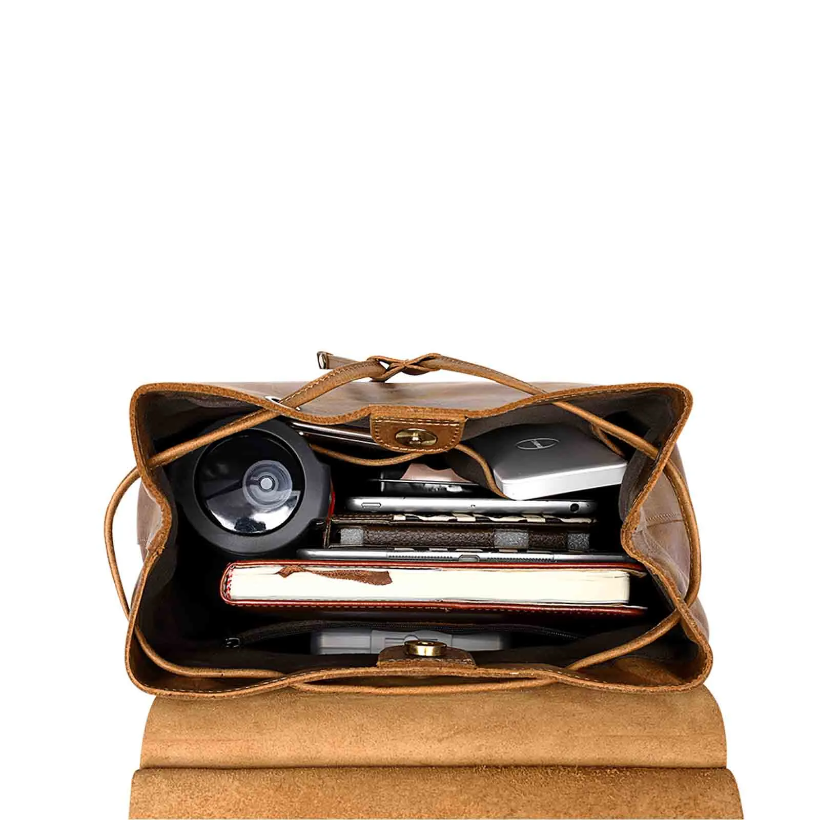 Crazy Horse Leather Backpack