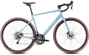 Cube Attain Race Road Bike 2025 - Teal Grey