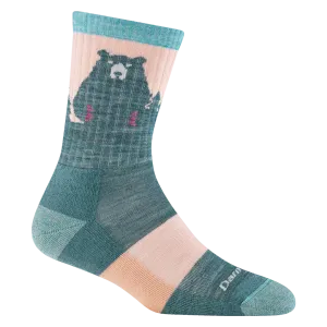 Darn Tough Womens Bear Town Micro Crew Lightweight Hiking Sock